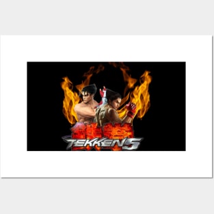 T5 Kazuya and Jin Posters and Art